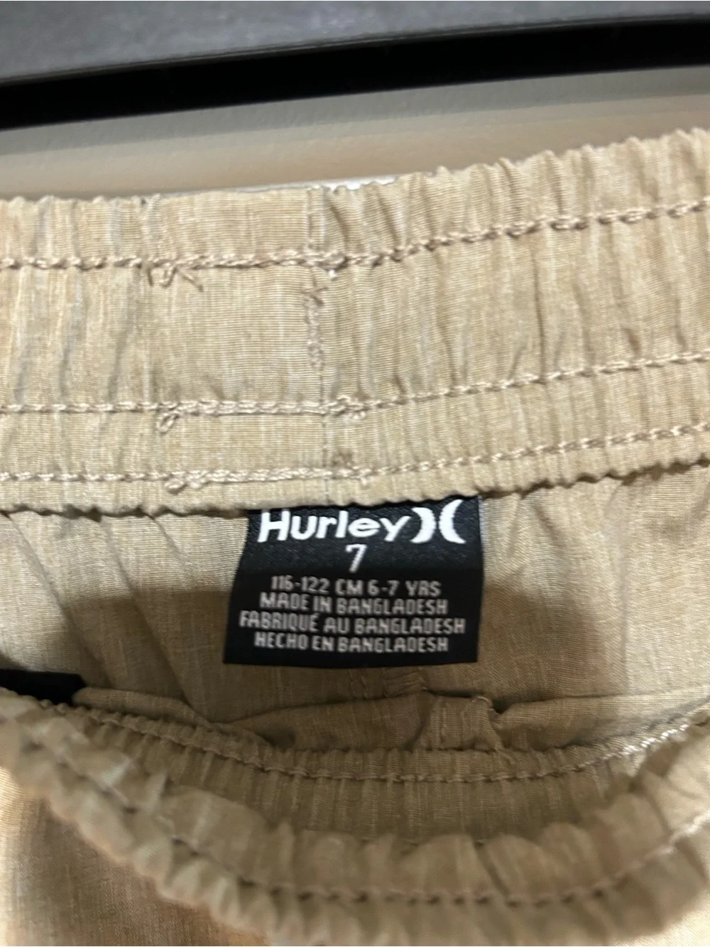 2 Pairs of Kids Casual Shorts Blue and Tan - Picture 4 of 8